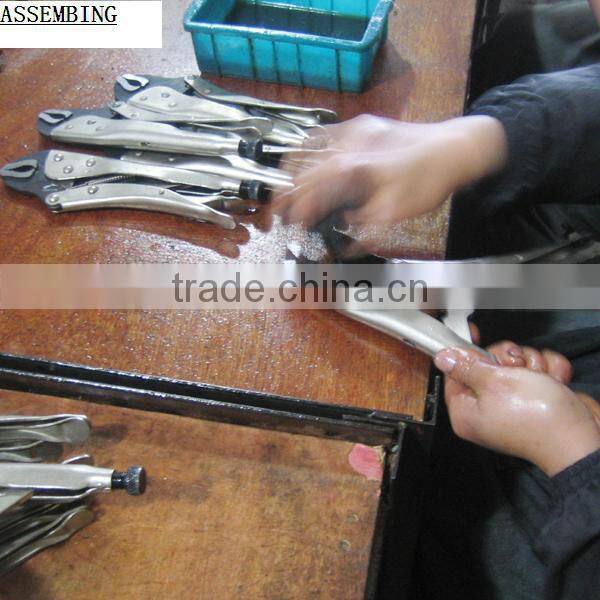 hot selling heavy duty pipe wrench with dipped handle 10" plier tool