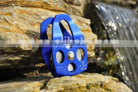 Aluminum Single Rescue Pulley for Rescue Industrial Fall protection Height work