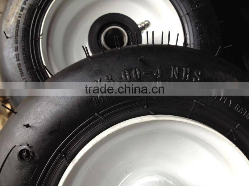 Top quality 8 x 3.0-4 Pneumatic Wheel Assembly