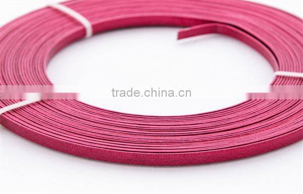 flat artistic embossed aluminum wire