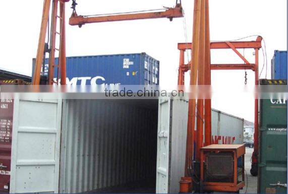 mobile container crane with diesel engine power
