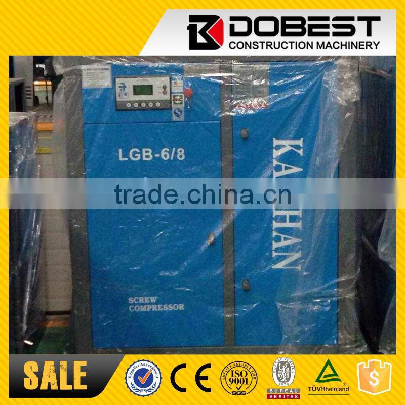 Chinese KAISHAN Stationary Type Electric Screw Air Compressor LG-6/8