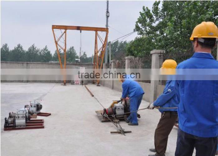 1 Ton Portable Trailer Winch With Honda Engine