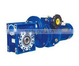 China Manufacturer RV Series Hollow Shaft Worm Transmission Gearbox