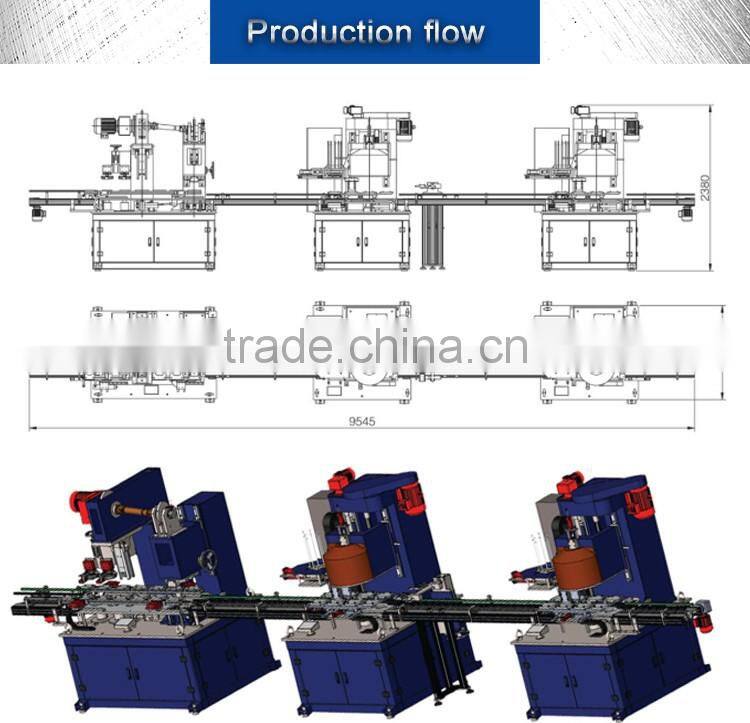 Aerosol/spray automatic cup sealing machine