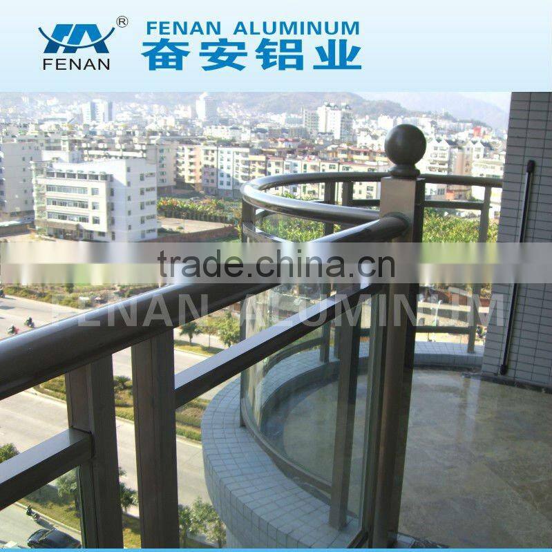 Modern Metal Stair Railings Decorative Aluminium Stair Railings