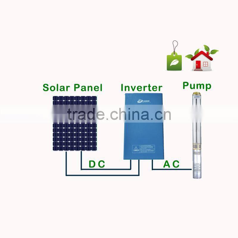 2200w remarkable performance Independent research and development solar pump system for home and irrigation