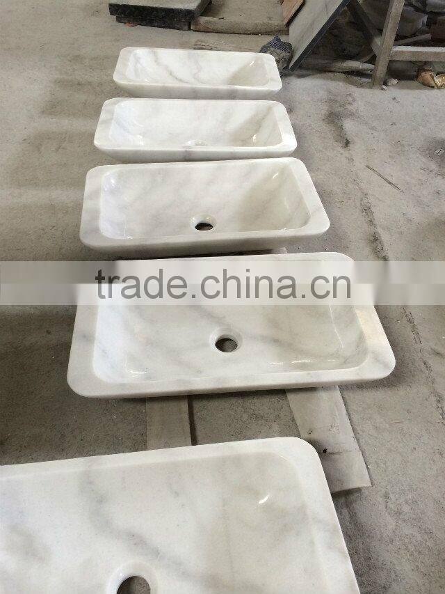 Cheap fashinable white granite kitchen/bathroom sink for hot sale