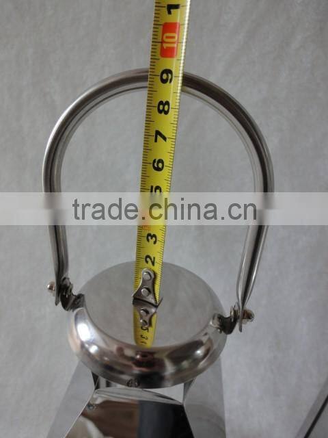 set of 3 stainless steel candle lantern