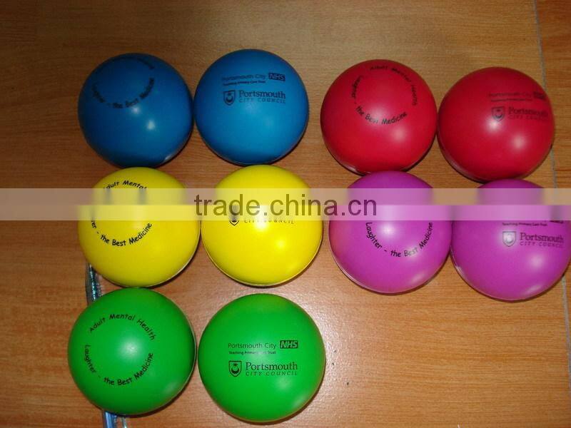 Custom logo printed anti stress ball