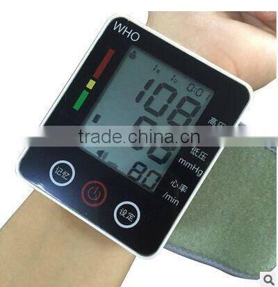 2016 Hot sale Self-help digital Wrist Blood pressure monitor Intelligent automatic pressure Blood pressure monitor