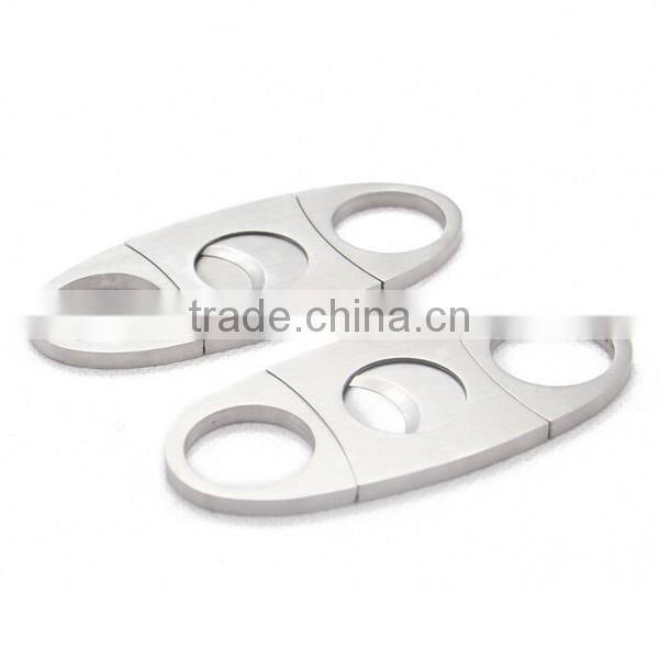 Stainless steel cigar cutter