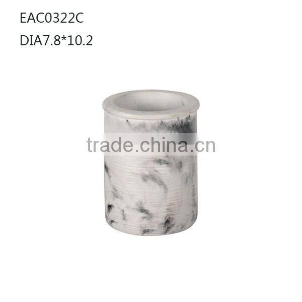 Superior concrete home decoration bathroom set with lotion dispenser and soap dish