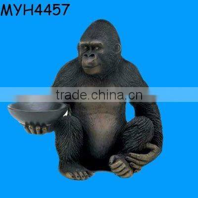 Designer Resin wolf statues