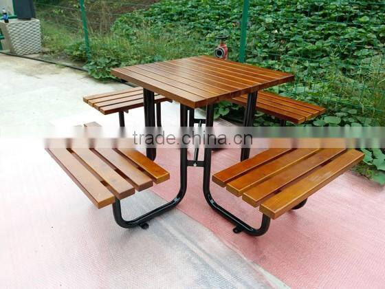 Arlau wood park patio dining table