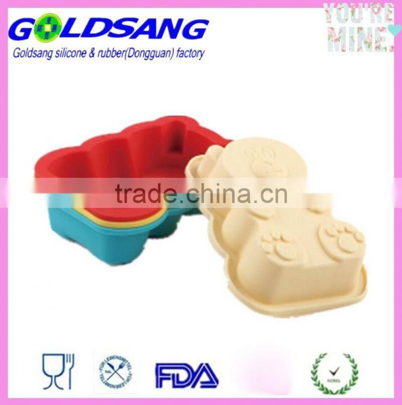 snowman Cake Mold Silicone Mold Flexible chocolate Mold for christmas