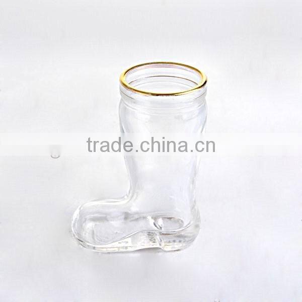 2oz Golden Rim Shot Glass