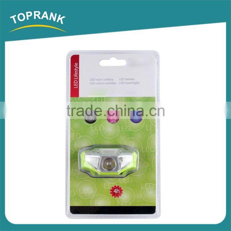 New design outdoor camping battery high power ABS led head lamp