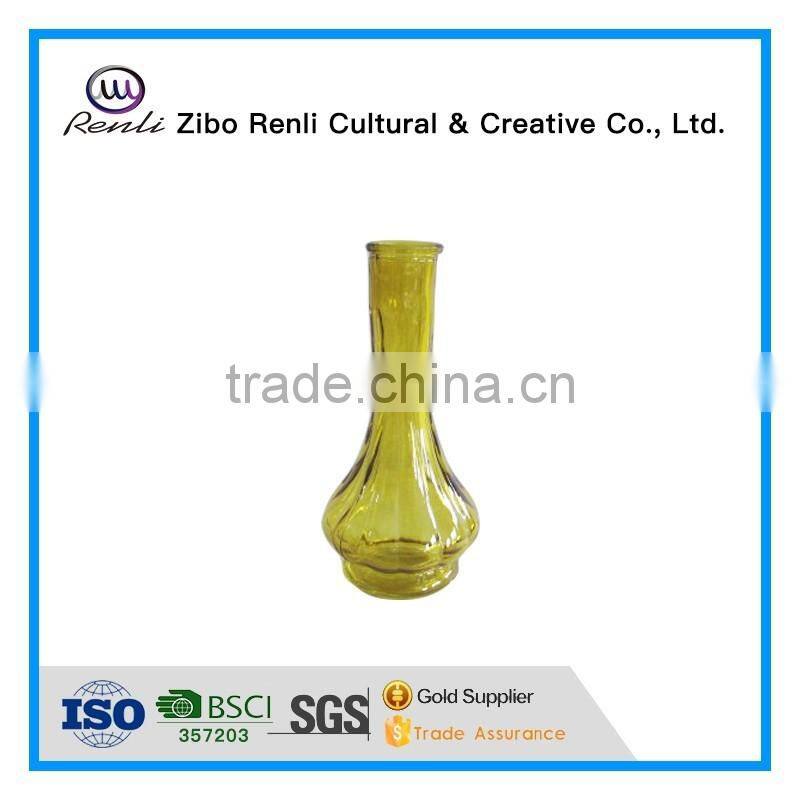 Flower Shape Glass Vase for Table Decoration