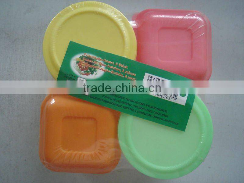 plastic food storage box,4 pcs mini container,small plastic box