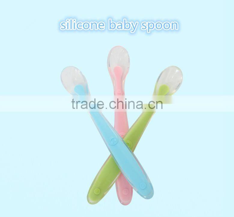 2016 new arrival Baby Spoons BPA Free Soft Silicone Set for Feeding by Ashtonbee