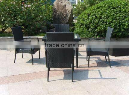 garden wicker chair and table T016