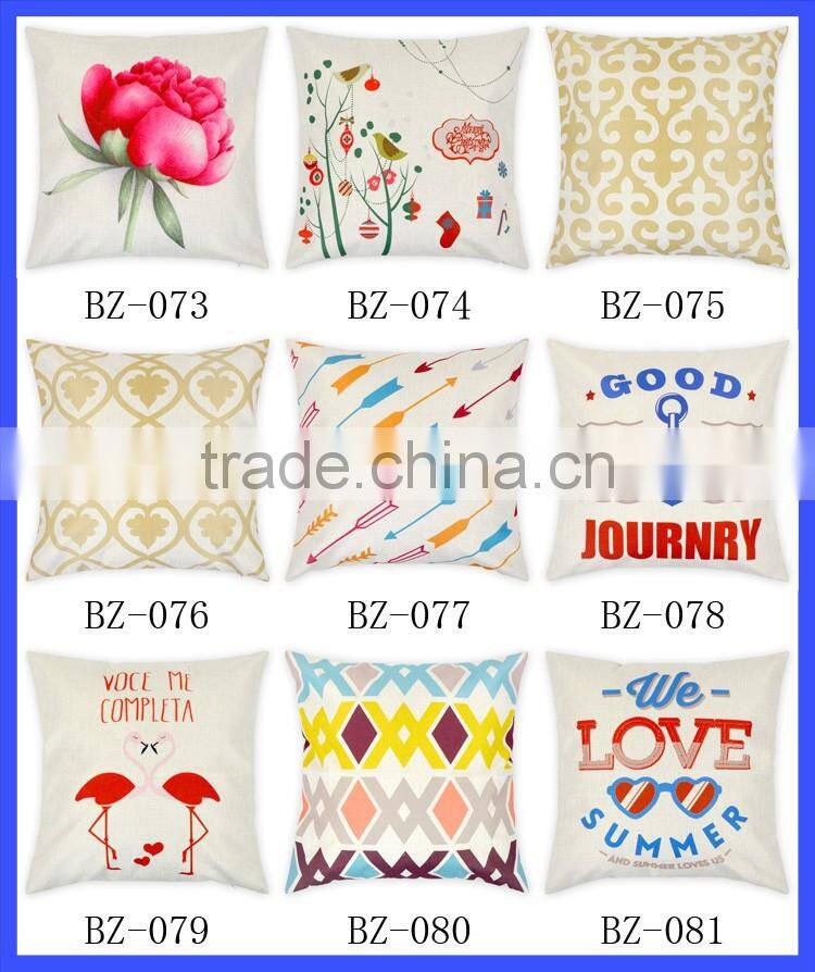 Fashion Digital Printing Small House Decorative Throw Pillow Case Cushion For Sofa