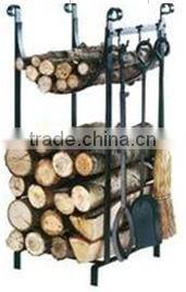 wrought iron Sling Wood Holder