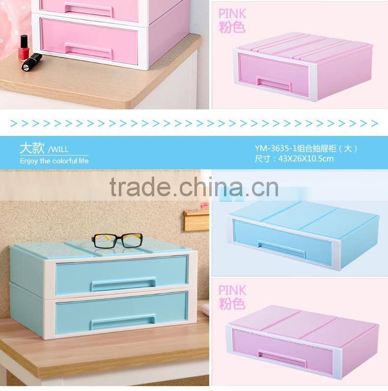 emc Plastic drawer for house, plastic storage drawer with tiers