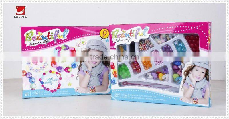 wholesale educational good qaulity plastic DIY beads toys set for kids
