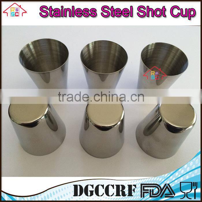 NBRSC 4 Pcs Mini Stainless Steel Cup Mug Drinking wine Beer Tea Coffee Tumbler Camping Travel