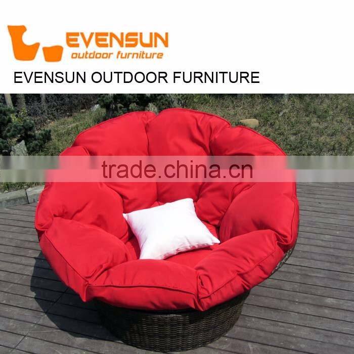 Patio furniture rattan wicker living room office swivel chair