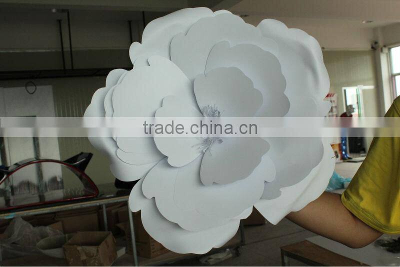 Fashion Store Decorative Pretty White Giant PVC Flower