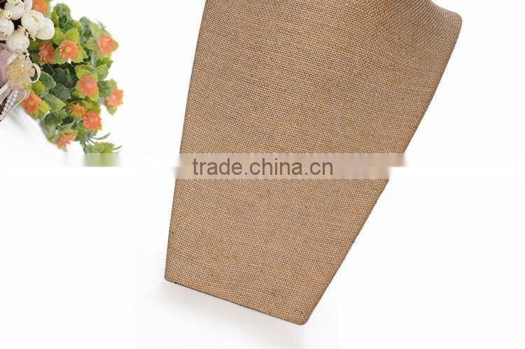 Linen 28cm tall jewelry display neck stands