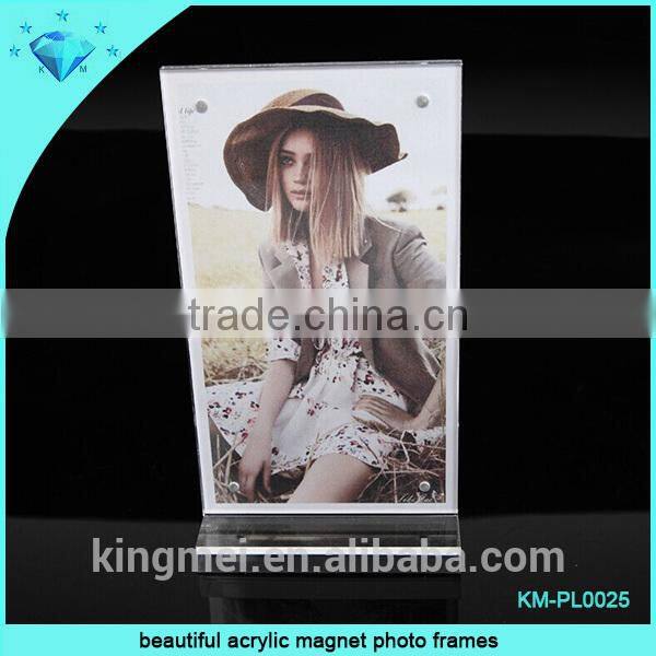 Custom logo Magnetic Photo frame