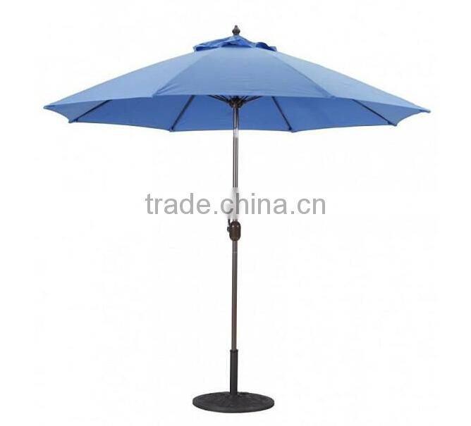 Outdoor Pc Aluminum Patio Wind Uv Resistant Umbrella CK1419