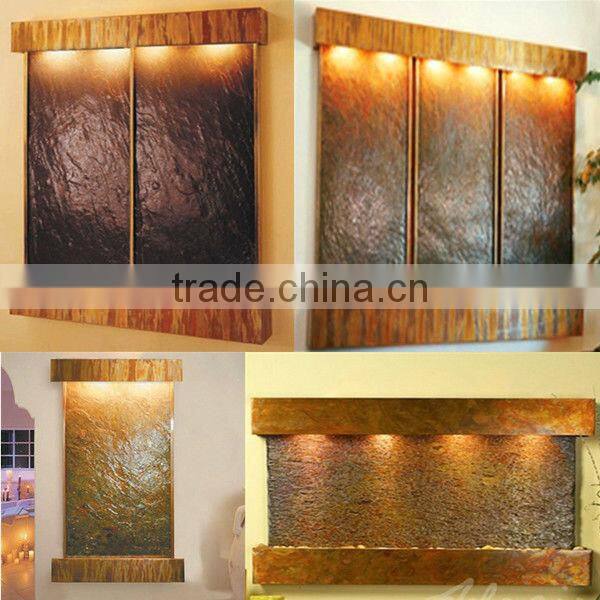 modern indoor land scape water feature