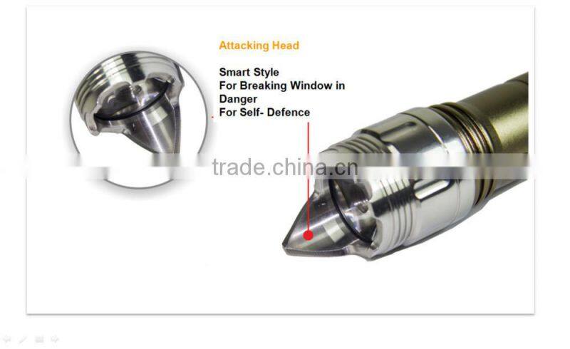 Mini Pocket Outdoor Aluminum LED Flashlight Waterproof Camping Flashlight for Emergency lighting