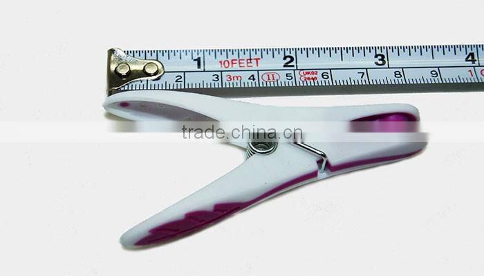 Best selling high quality decorated peg clothes drying TPR grip plastic clip