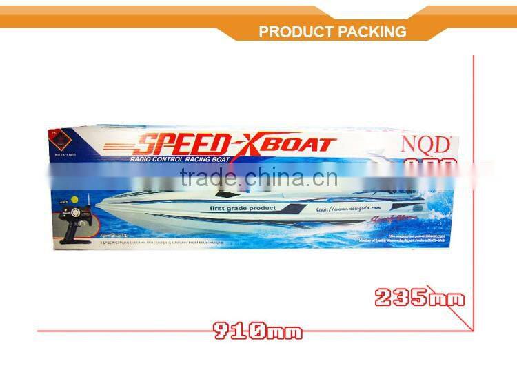 Hot Selling! 2.4G Radio Control Boat Electric rc boat High Speed Racing Boat for kids