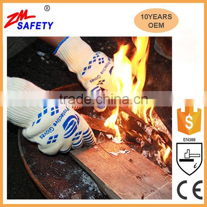 Zhengzhou Zomagtc comfortable esd hest resistant fire proof grill gloves