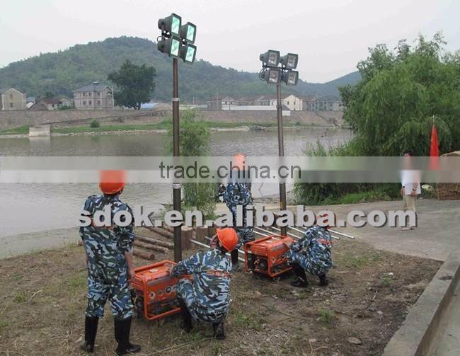 New condition battery powered led light tower,stadium light tower