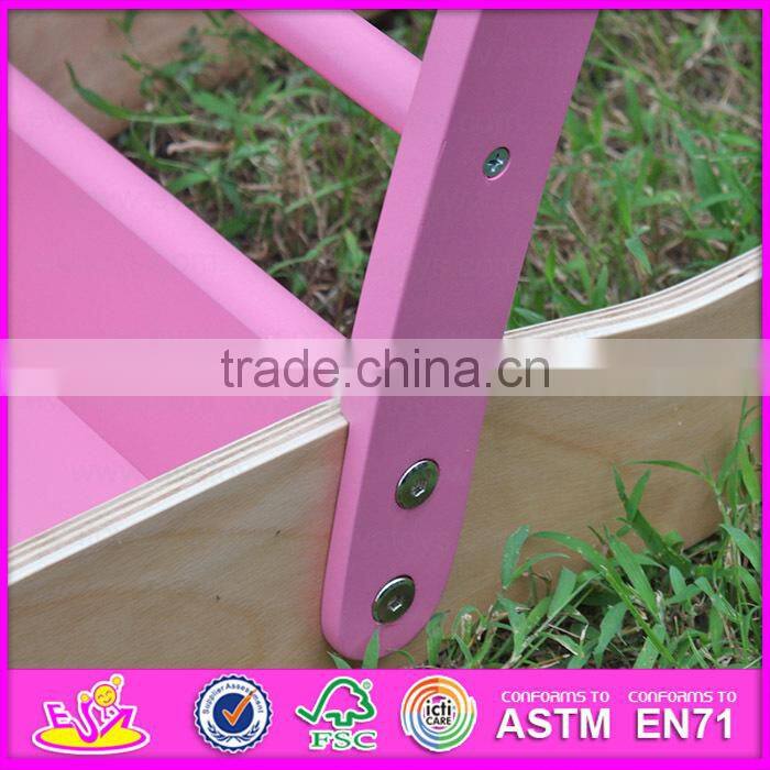 1-2-3 Grow With Me Wooden Educational Walker Toy for Baby,Wholesale Promotional Wooden Baby Walker W13C013A