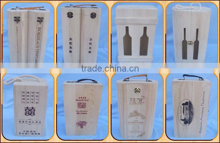 Amazing Painted Wood Wine Box /Wedding Gift