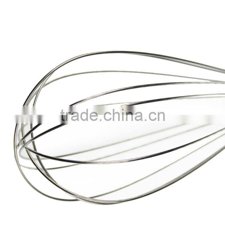 high quality stainless steel kitchen egg whisk with good grip