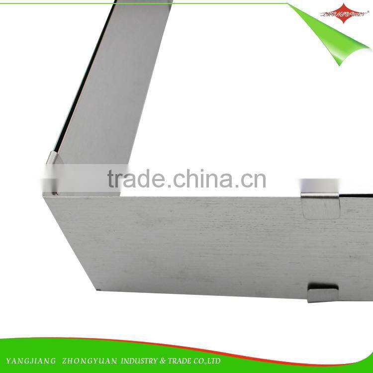 ZY-F1393 good price square stainless steel cake mold cake ring