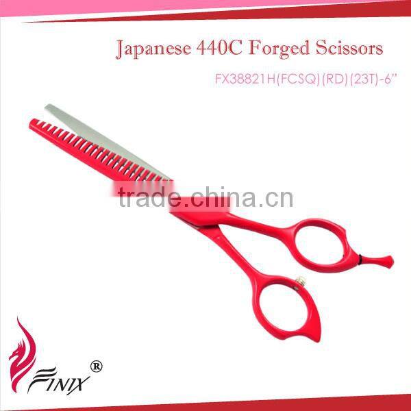 Double Finger Rest Professional Hair Thinning Scissors
