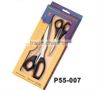 SCISSORS SET WITH WOODEN BLOCK