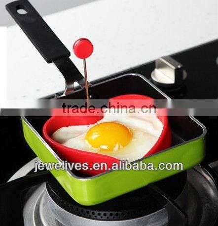 Novelty cat head silicone fried egg molds