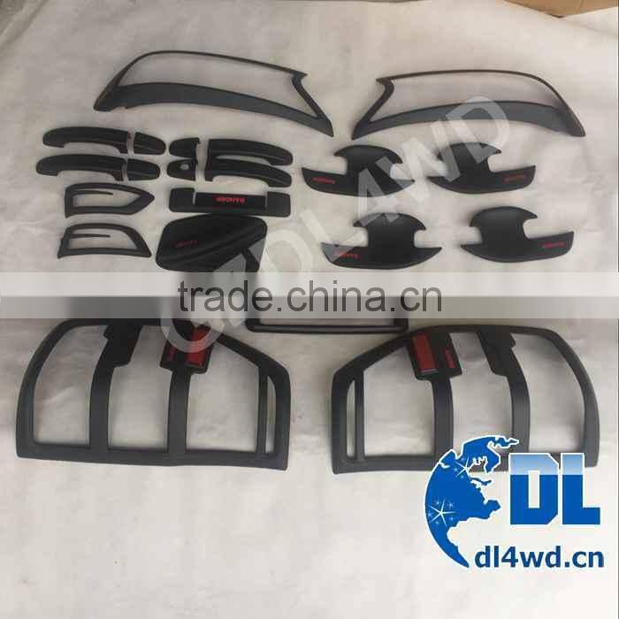4x4 Accessories Hilux Vigo Car Body Kits Covers Matte Black Covers